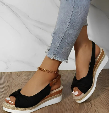Stylish Braided Wedge Sandals for Women