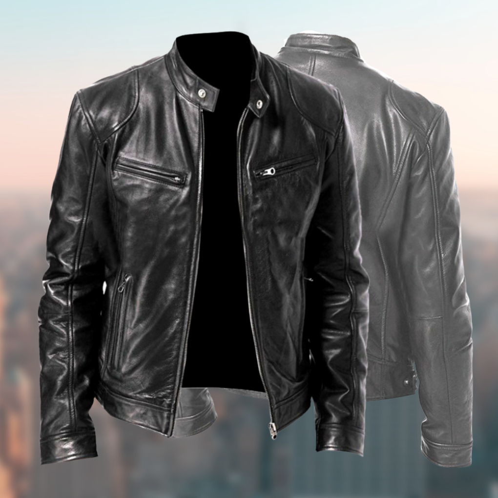 Classic Men's Genuine Leather Coat