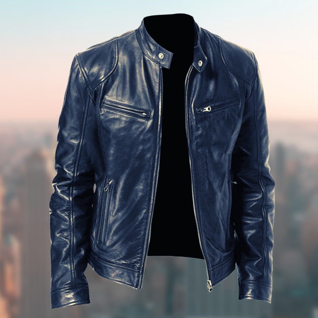 Classic Men's Genuine Leather Coat