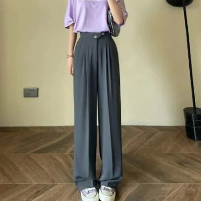Comfortable High Waisted Wide Leg Women Pants
