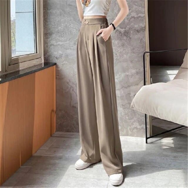 Comfortable High Waisted Wide Leg Women Pants