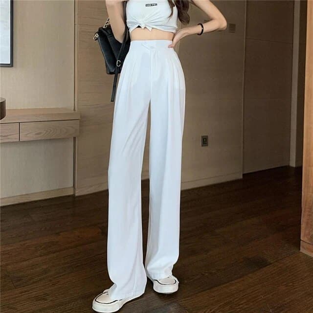 Comfortable High Waisted Wide Leg Women Pants