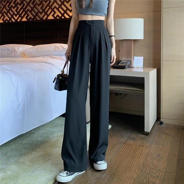 Comfortable High Waisted Wide Leg Women Pants