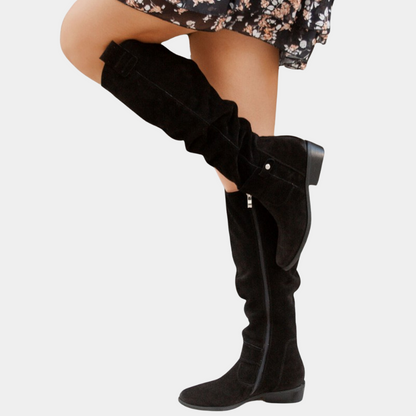 Comfy Tall Pointed Toe Ankle Boots