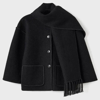 Casual Open Front Fringe Jacket