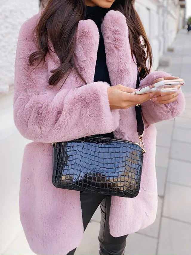 Warm Fuzzy Parka Coat for Women - Nocini