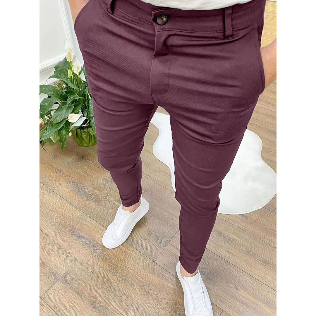 Men's Slim Fit Stretch Dress Pants