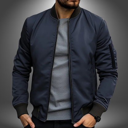 Waterproof Men's Classic Bomber Coat - Nocini