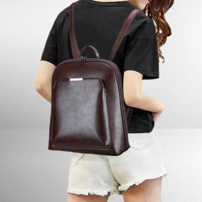 Eco Friendly Fake Leather Backpack - Nocini