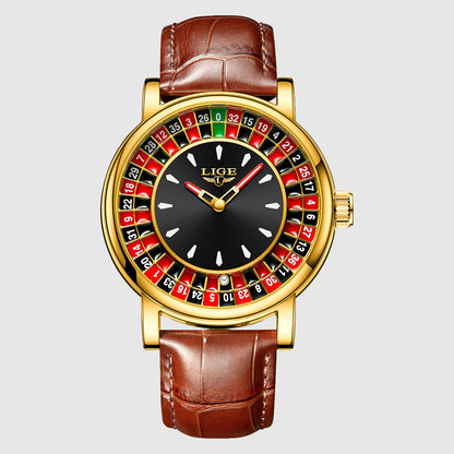 Classic Rose Gold Oliver Theme Wrist Watch