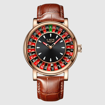 Classic Rose Gold Oliver Theme Wrist Watch