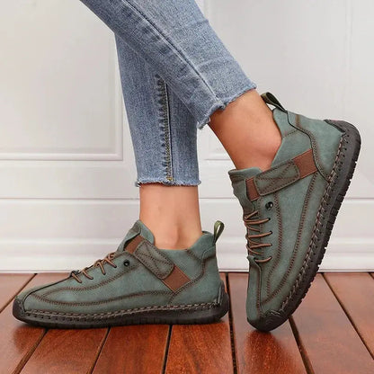 Classic Ladies Lace-Up Sneakers