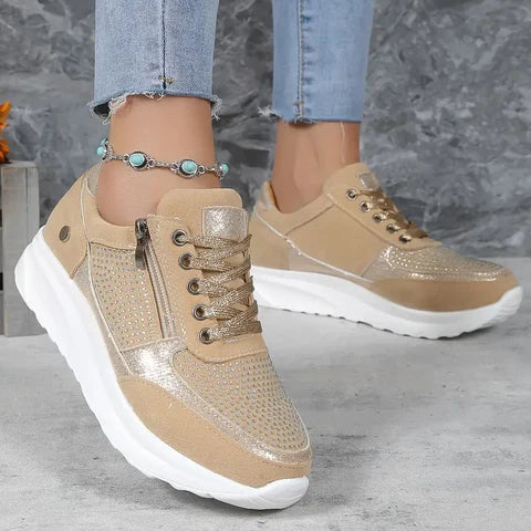 Classic Women's Lace Up Casual Shoes - Nocini