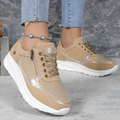 Classic Women's Lace Up Casual Shoes - Nocini