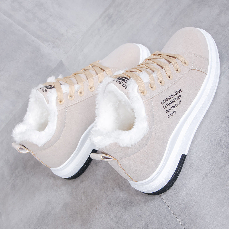 Soft Leather Women's Sneakers - Classic Comfortable Shoes - Nocini