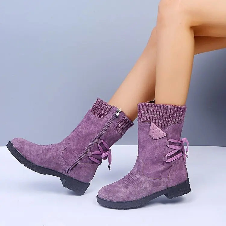 Stylish Women's Snow Boots - Warm and Cozy