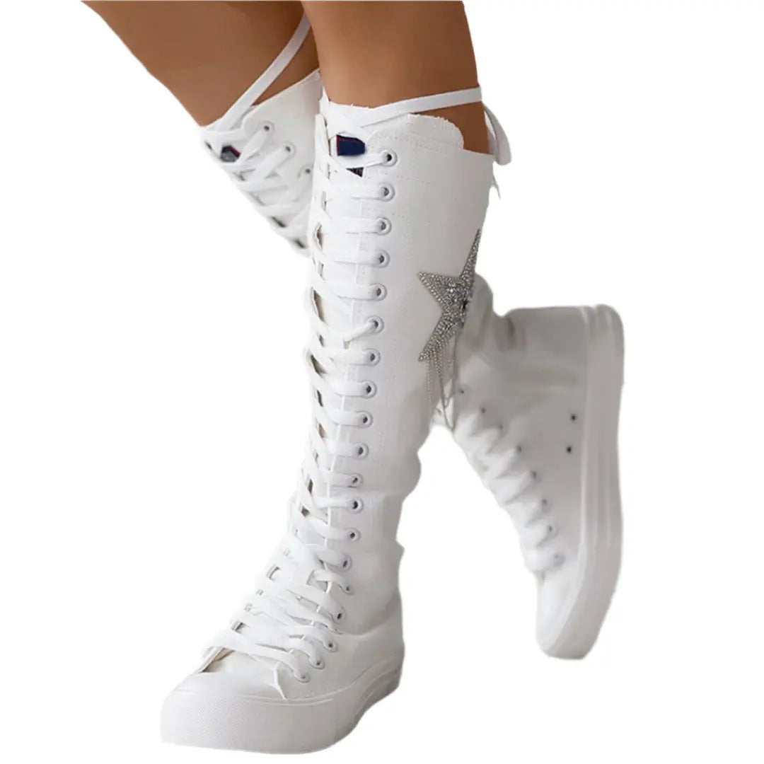 Stylish High Top Sneaker Boots - Comfortable Fit - Nocini
