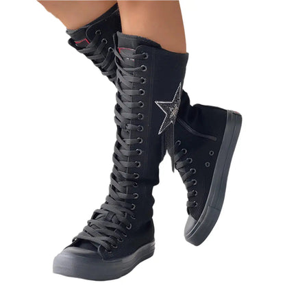 Stylish High Top Sneaker Boots - Comfortable Fit