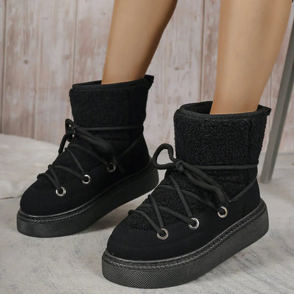 Warm Insulated Snow Boots for Women - Nocini