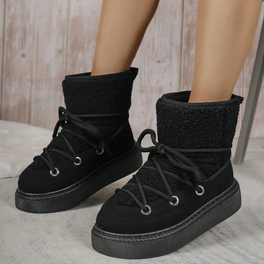 Warm Insulated Snow Boots for Women - Nocini