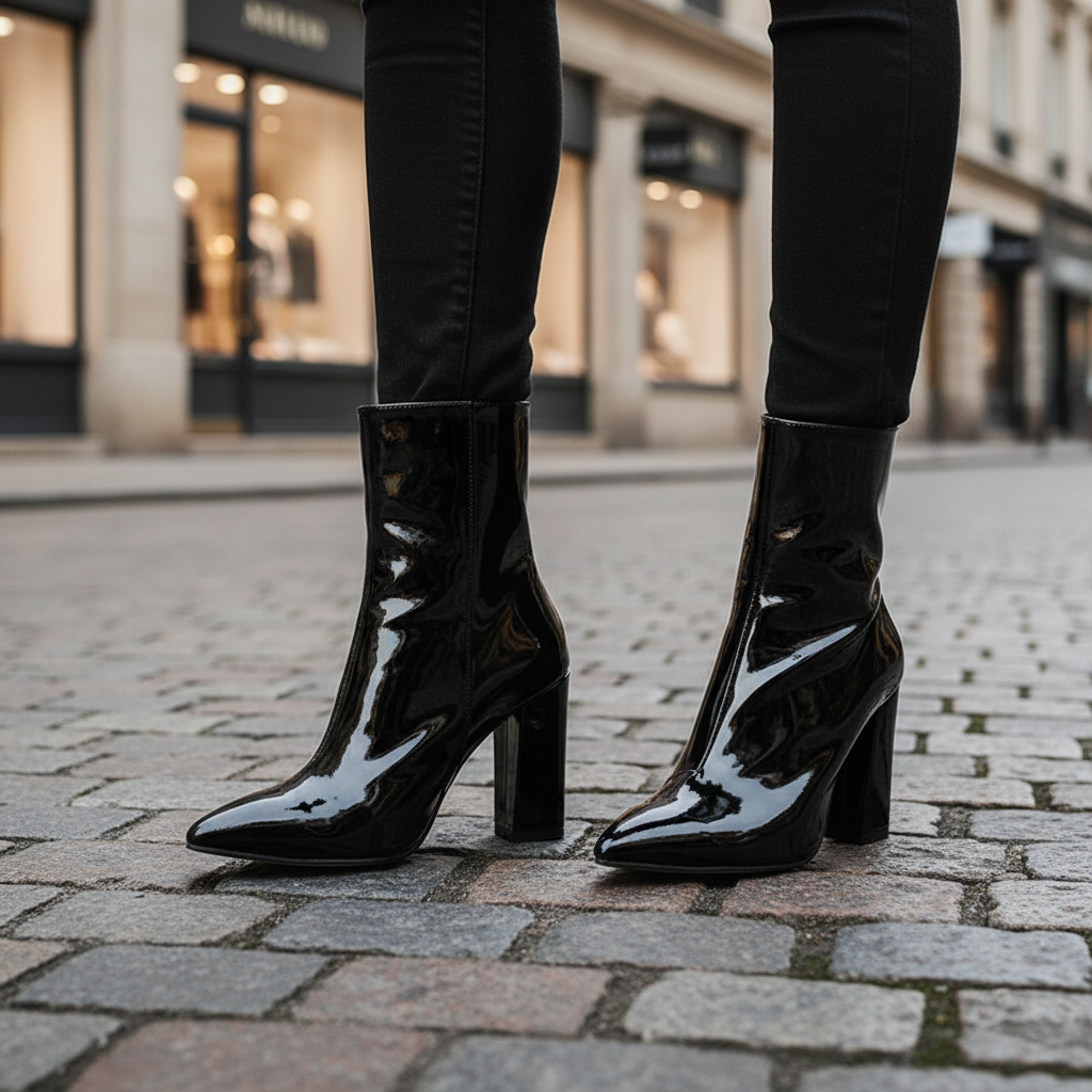 Leather Ankle Boots Annalena - Pexav