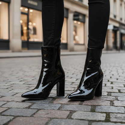 Leather Ankle Boots Annalena - Pexav