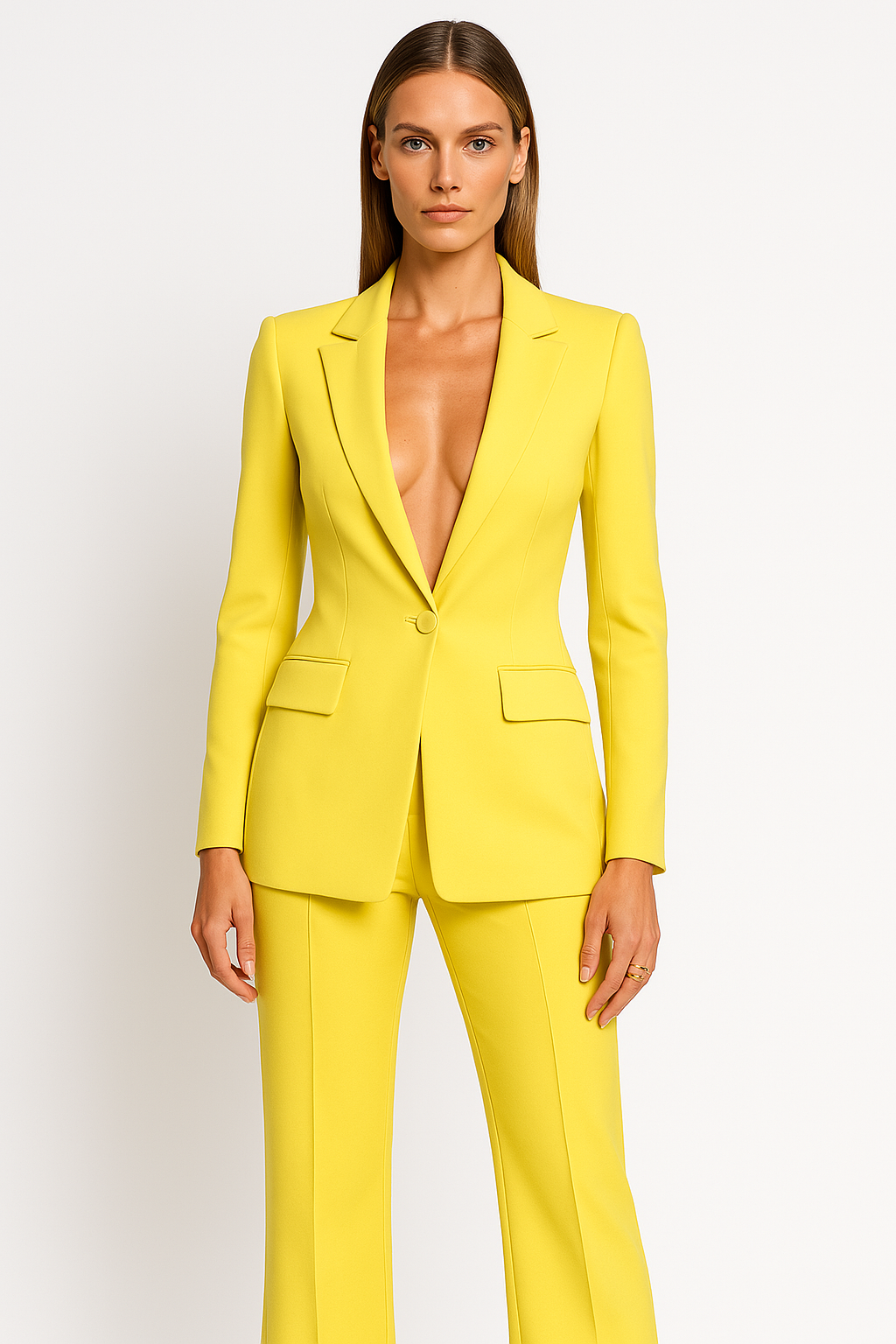 Elegant Ladies' Two Piece Suit - Jacket & Trousers