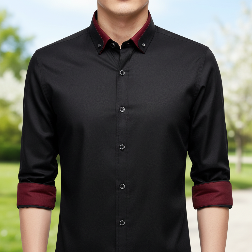 Classic Collar Button Down Shirt - Pexav