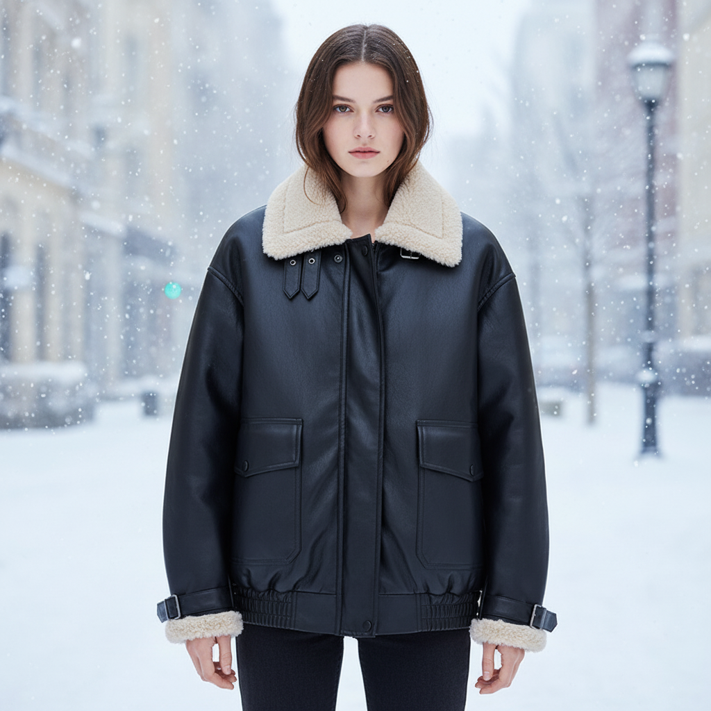 Warm Women's Parka Coat Gisela - Pexav