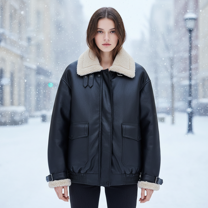 Warm Women's Parka Coat Gisela - Pexav