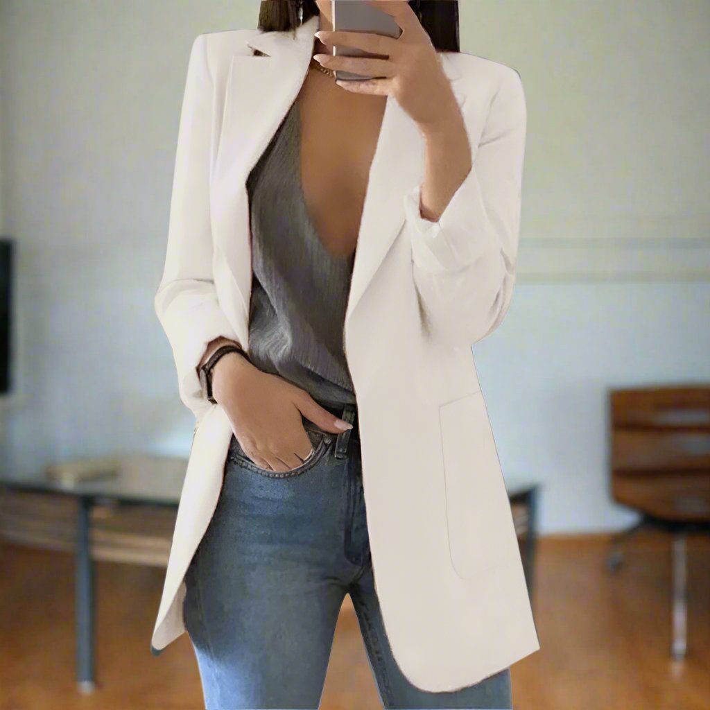 Elegant Long Fit Women's Blazer