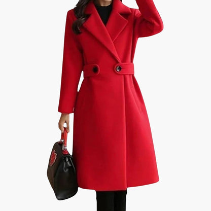 Classic Women's Trench Coat with Button Front