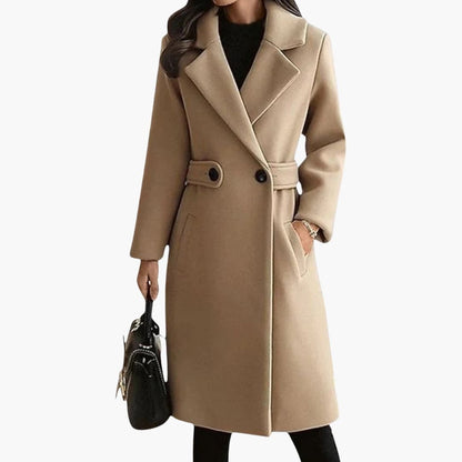 Classic Women's Trench Coat with Button Front