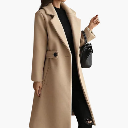 Classic Women's Trench Coat with Button Front
