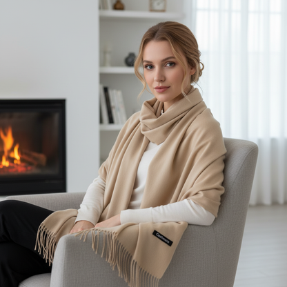 Soft Women's Premium Cashmere Wrap - Pexav