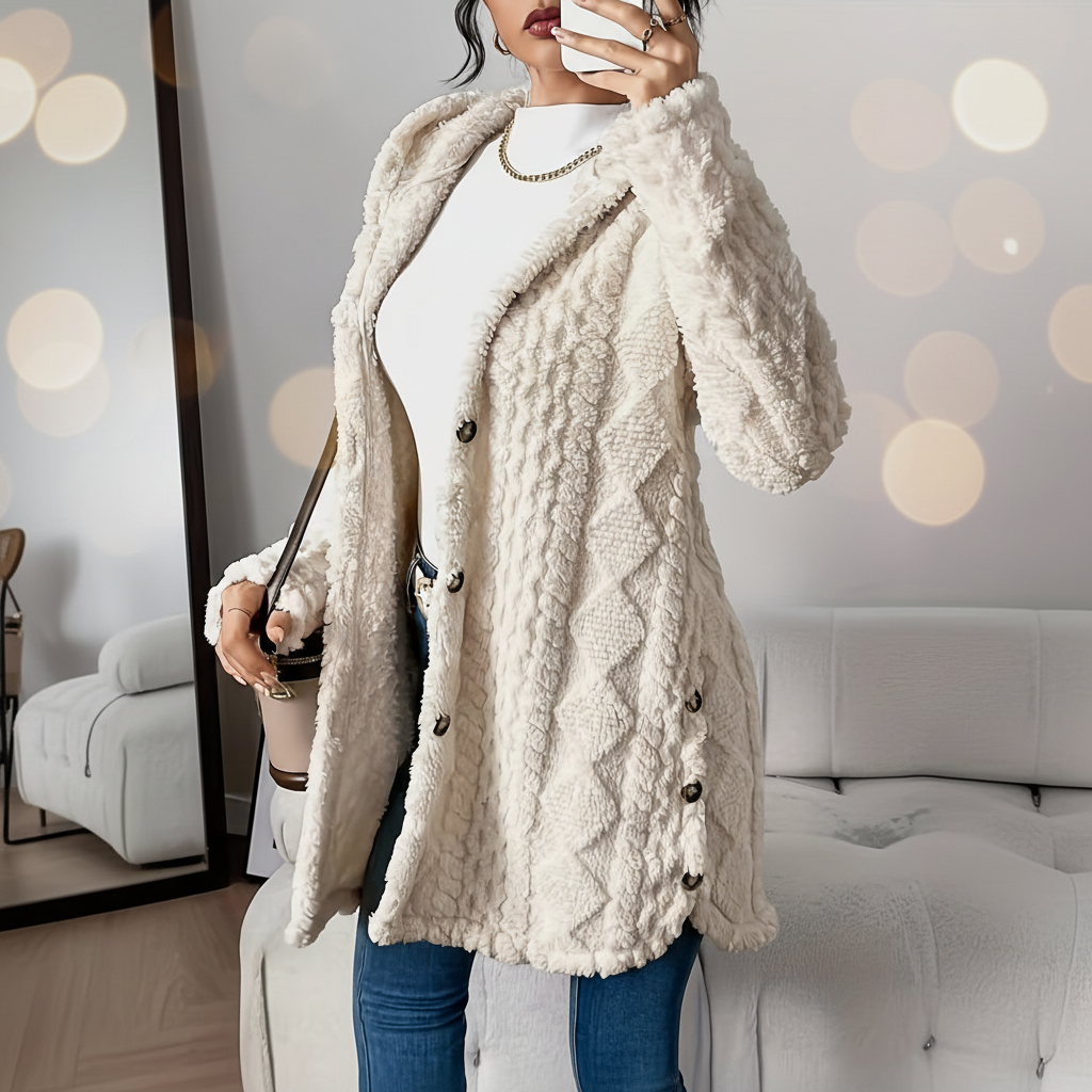 Cozy Women's Open Front Cardigan - Pexav