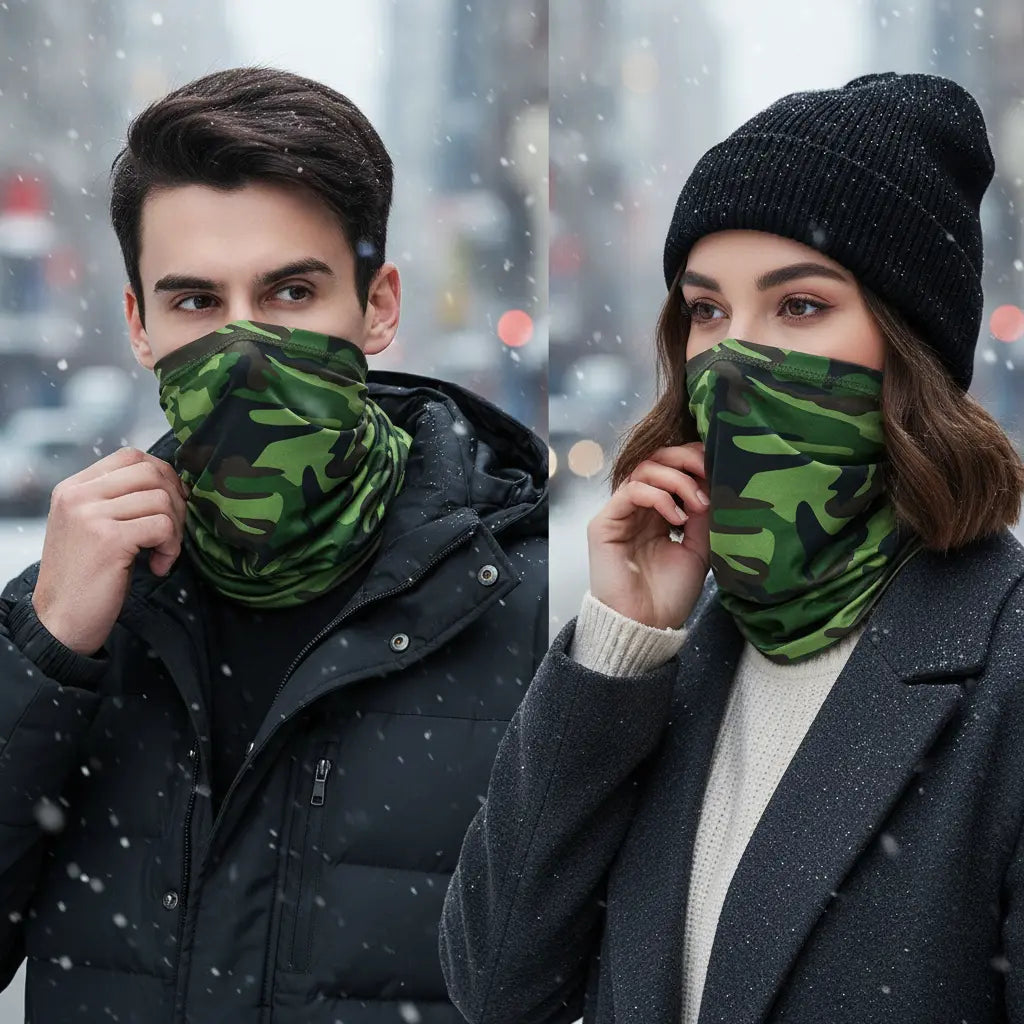 Soft Breathable Neck Scarf Made of Polyester - Pexav