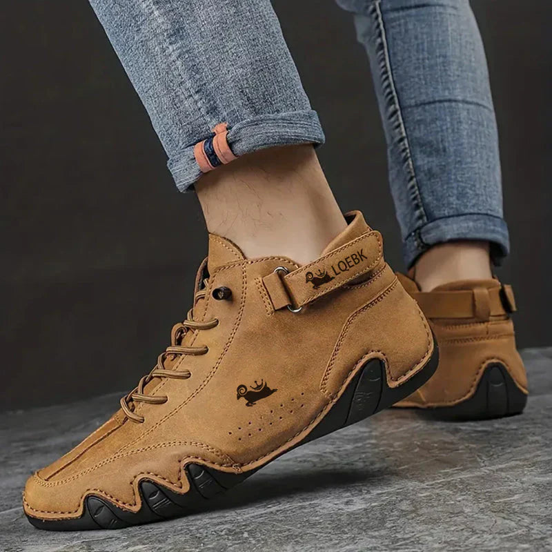 Supportive Balance Leather Walking Shoes