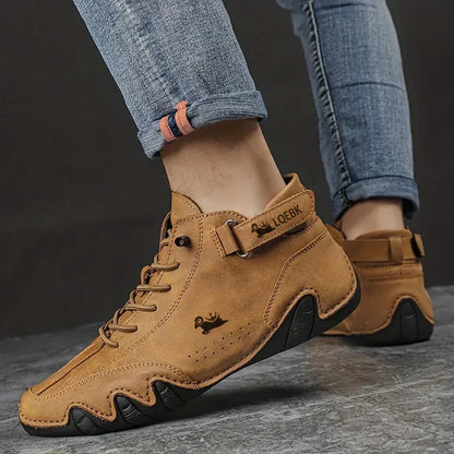 Supportive Balance Leather Walking Shoes