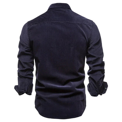 Rugged Textured Button Down Shirt for Men