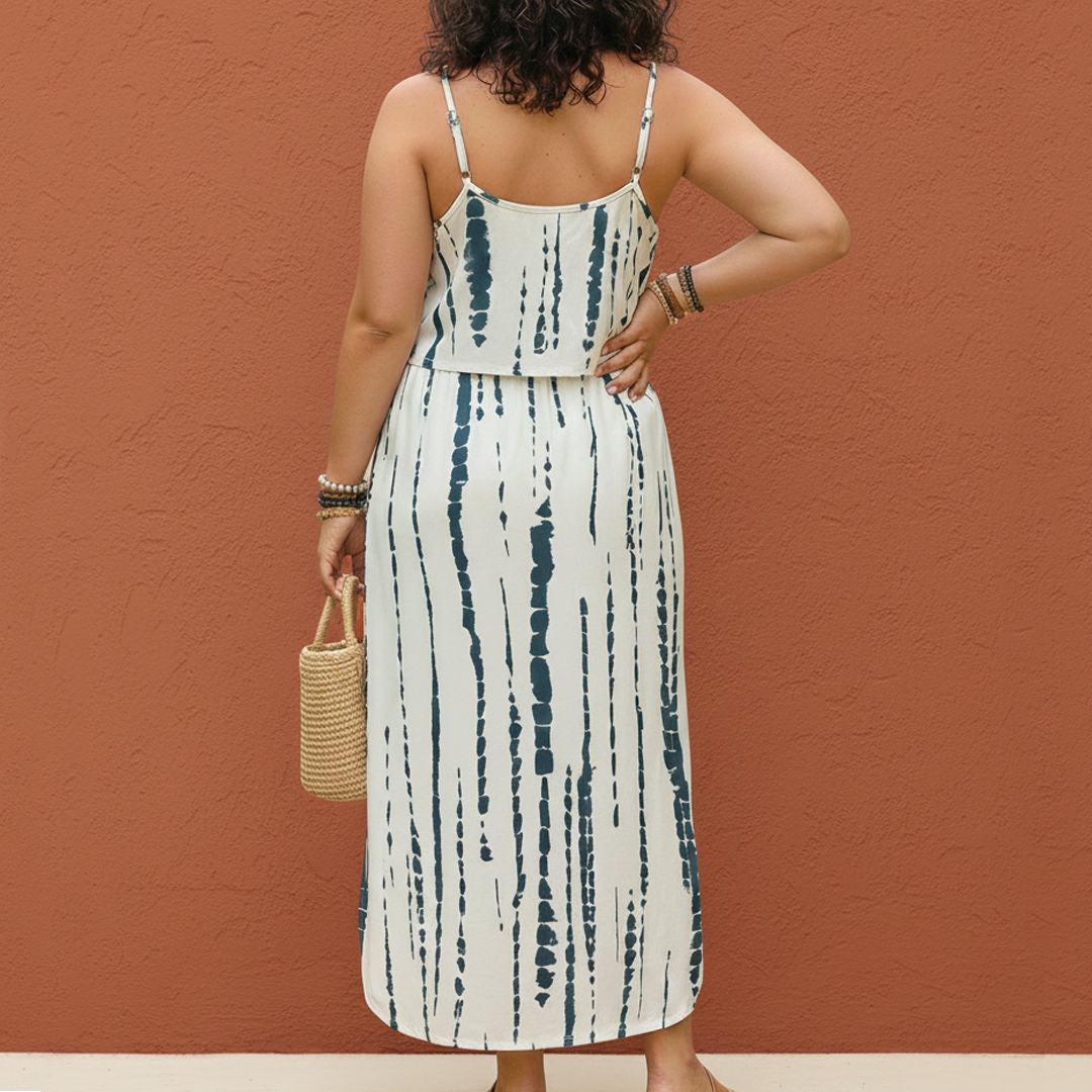 Curvy Women's Summer Clothing Set