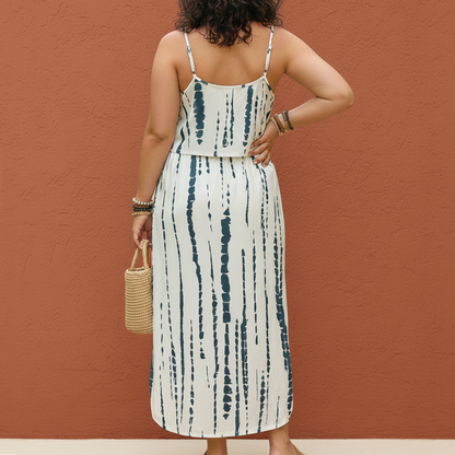 Curvy Women's Summer Clothing Set