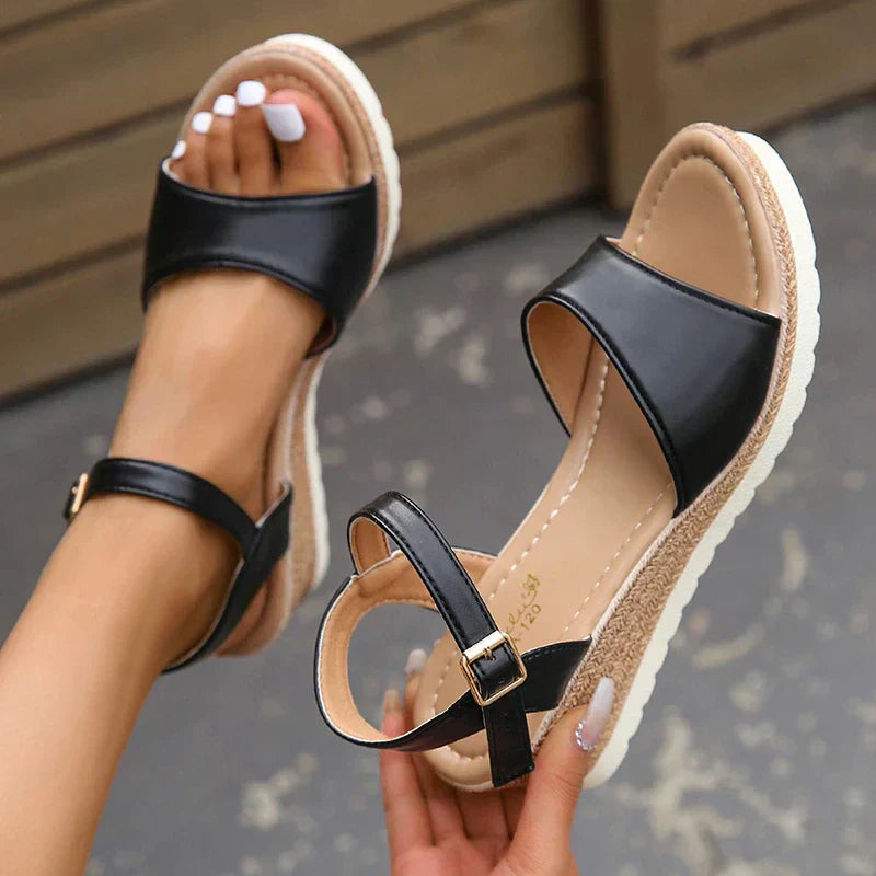 Nevaeh - Adjustable Buckle Beach Sandals - Nocini