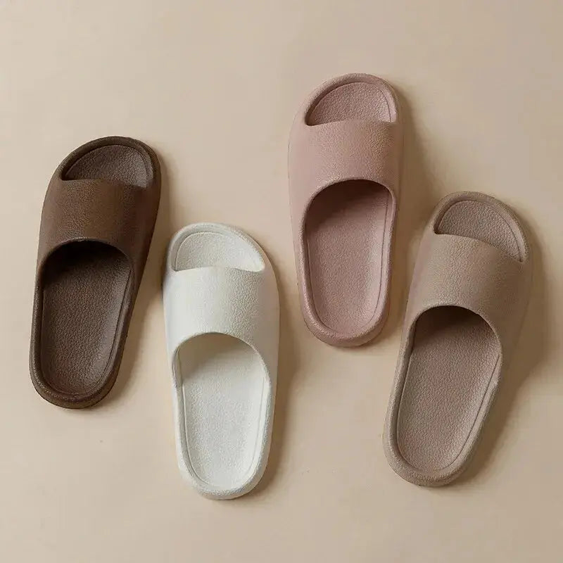 Soft Womens Slide Sandals - Comfortable Slip Resistant Shoes - Nocini