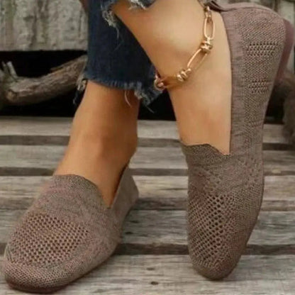 Comfortable White Slip On Women's Shoes