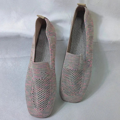 Comfortable White Slip On Women's Shoes - Nocini