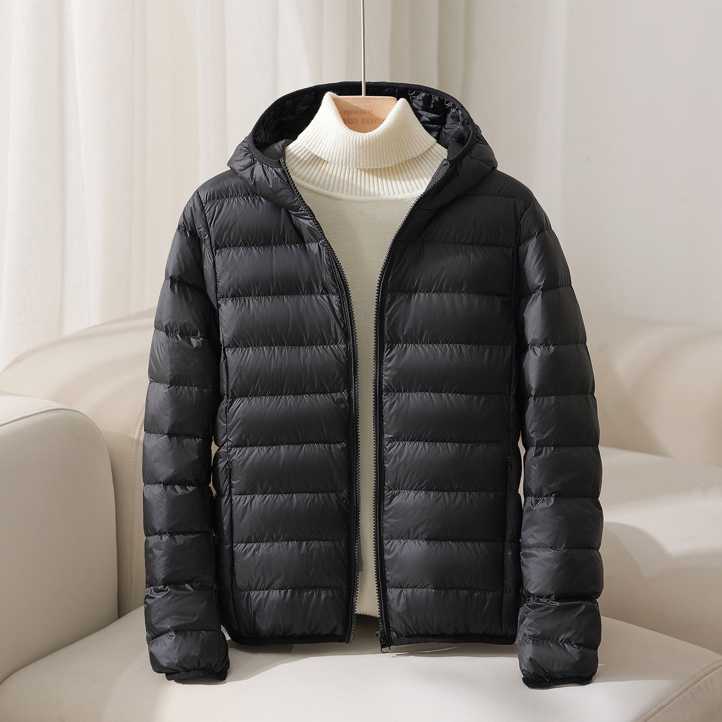 Classic Quilted Hoodie Jacket