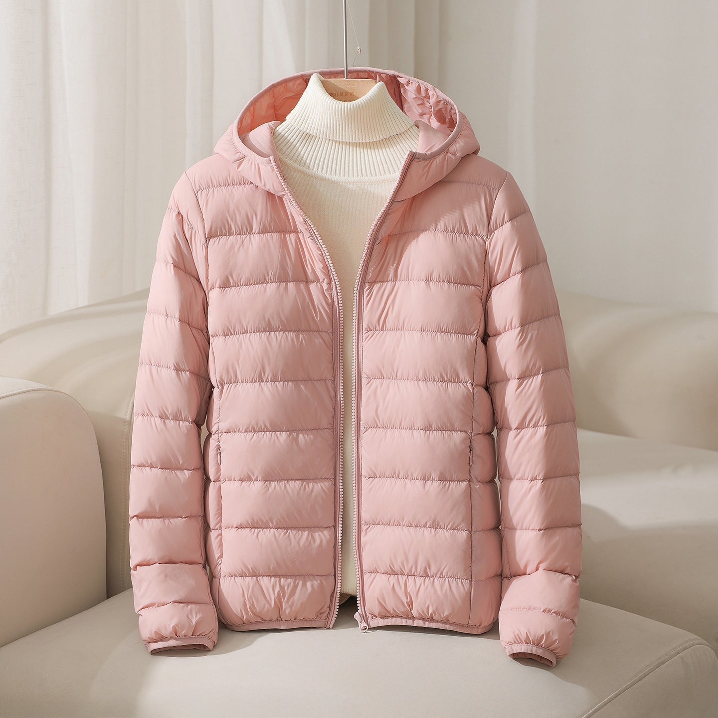 Classic Quilted Hoodie Jacket