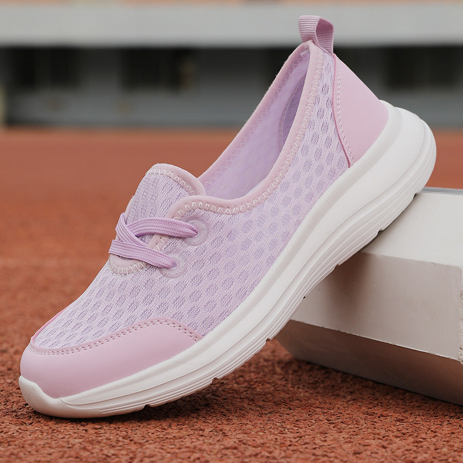 Soft Women's Slip On Sneakers - Breathable Casual Shoes