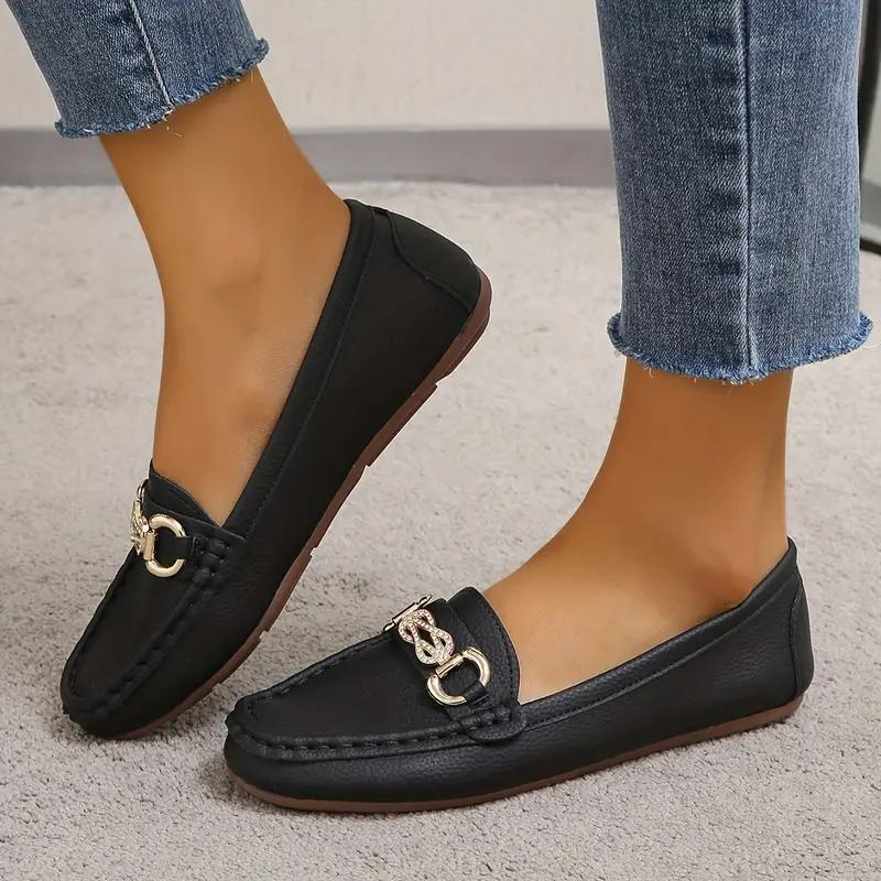 Comfortable Slip On Women's Moccasin Loafers - Nocini